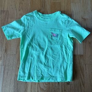 Vineyard Vines Kids' Mint Tee with Pocket